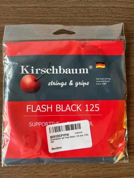 Cordas de Tênis Kirschbaum Flash Black 1.25 mm (17G) 40ft