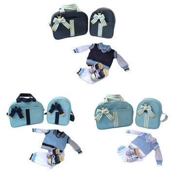 Kit saída e bolsa maternidade bebe menino 