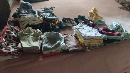 Lote de roupas para bebê - diversas marcas e tamanhos