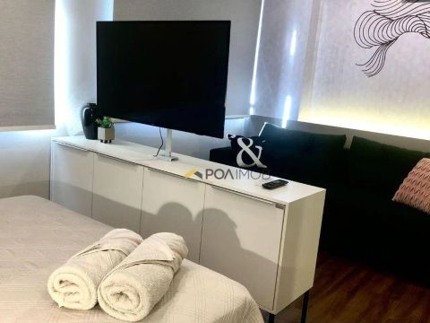 Loft com 1 dormitório para alugar, 49 m² por R$ 3.650,00/mês - São João - Porto Alegre/RS
