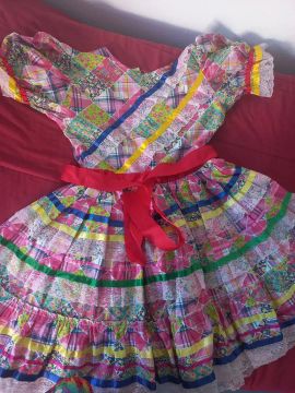 Vestido Junino juveil/Adulto - Festa Junina