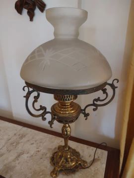 Abajur de bronze 