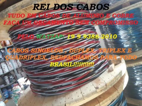 Rei dos cabos e aluminios cabos multiplexados , singelo, duplex, triplex, quadruplex