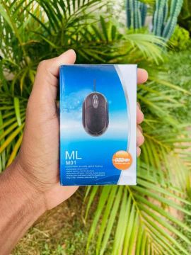 Mouse com fio USB Novo