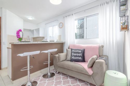 Aluguel - Apto. 1 Quarto - Todo Mobiliado e Decorado - Excelente Localização - Bairro Juve