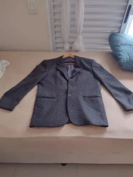 Blazer Cinza/Quadriculado Novo