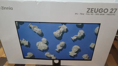 Monitor Gamer ZEUGO 27 TELA COM DEFEITO  - 75Hz - Full HD - 99% sRGB - Freesync
