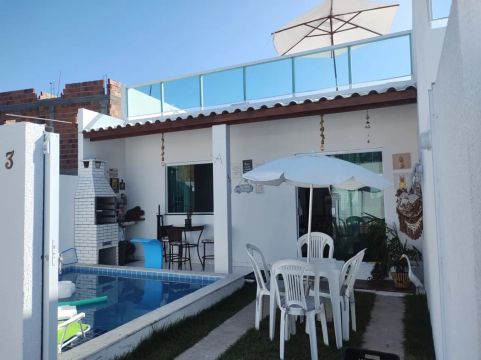 Casa Temporada com Piscina em Jauá 