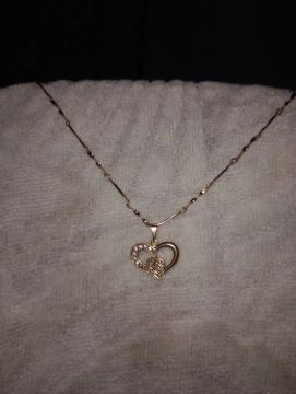 Semi jóia banhada a ouro 18 k