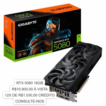Placa de Vídeo Gigabyte GeForce RTX 5080 16GB