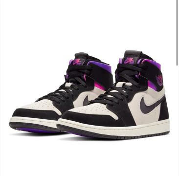 Tênis Nike Air Jordan 1 Mid - Preto/Branco