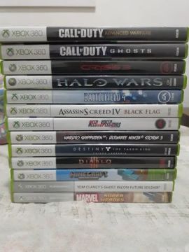 Jogos de Xbox 360 originais, em ótimo estado de conservação a partir de 50 reais.