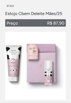 Estojo Cbem Deleite Mães - Edição Limitada