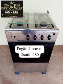 Fogão 4 bocas Esmaltec e Mueller usados 