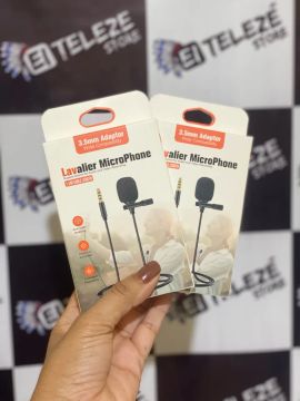 Microfone de lapela 