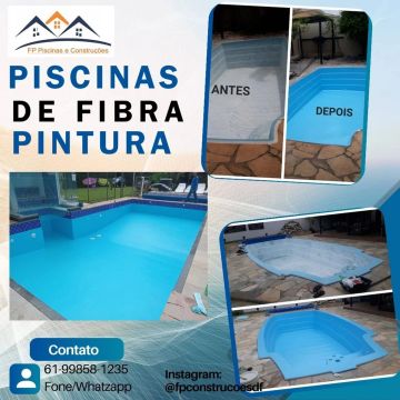 Reforma Piscina de fibra ou vinil