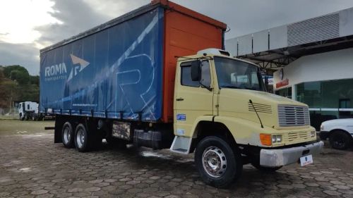 mercedes benz/ l 1214, ano 1990, bau sider