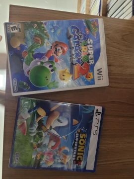 Sonic ps5 +mario galaxy 2 de wii