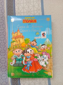 Turma da Mônica - Contos de Andersen, Grimm e Perrault - Capa Dura - Livro Infantil Usado