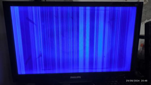 Monitor Philips 22 com defeito na tela