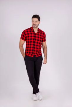 Camisa Xadrez Viscose
