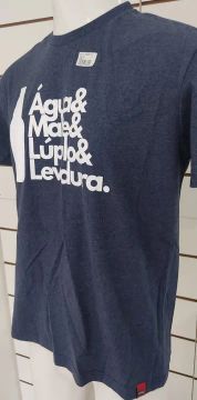 camiseta azul receita cerveja tamanho gg e g 