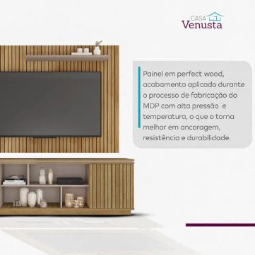 Bancada c/ Painel Espaço para tvs até 70? 