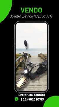 Vendo scooter elétrica 