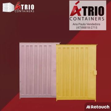 Práticos Containers desmontáveis 