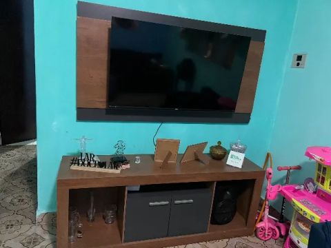 Painel com rack 
