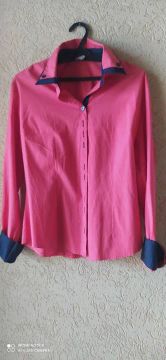 Camisa Social feminina Rosa Tam G 