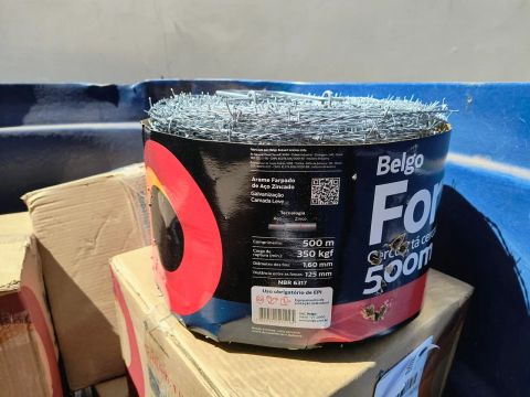 Arame Farpado Zincado 500m - Belgo