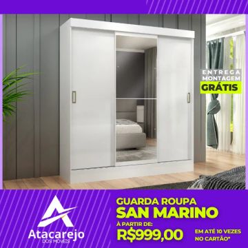 Guarda Roupa Casal Entrega e Montagem Grátis 