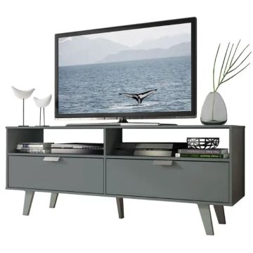 Rack Cinza 2 portas 1,36m NOVO