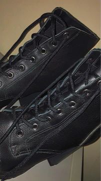 Botas de Couro Preta