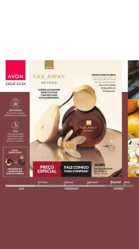 Avon Far away promoção relâmpago 