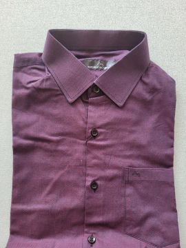 Camisa Social Roxa Manga Longa