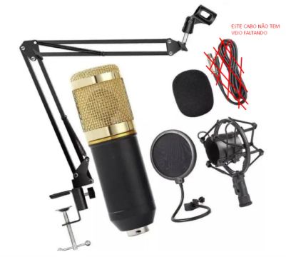 Microfone Condensador Dinâmico Profissional SKU: MT-1026