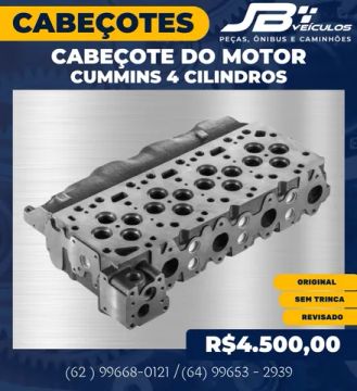 Cabeçote do Motor Cummins 4 Cilindros