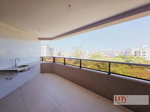 Apartamento novo com 4 quartos e vista definitiva a poucos metros da praia no bairro Jard