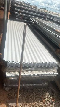 Telhas de aço galvanizado já pintadas 