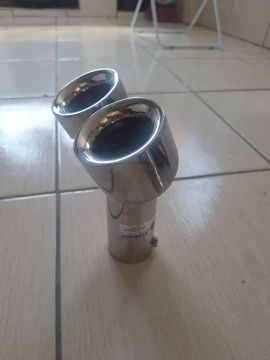 Ponteiras de escape esportivas em aço inox