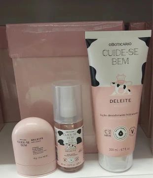 kit cuide-se bem de leite O Boticário