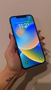 Hoje! iPhone 12 Pro Max  - 256GB-  Azul  - Seminovo - 3 meses de Garantia