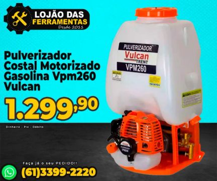 Pulverizador Costal Gasolina Vpm260 Vulcan