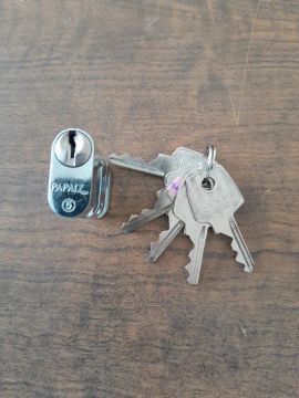 Cilindro oval para fechadura Papaiz