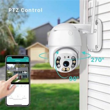 Câmera de Segurança PTZ 360°