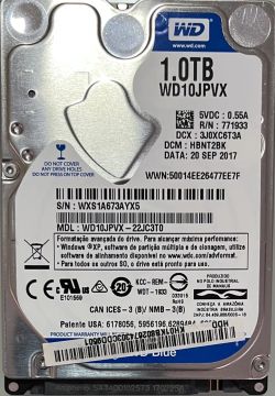 HD interno WD 1TB SATA 6Gb/s