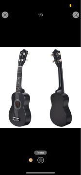 Violão Ukulele Preto