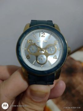 Relógio Mondaine tartaruga verde Feminino de Pulso